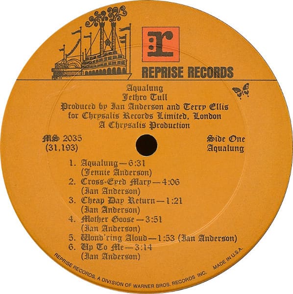 Jethro Tull Aqualung Lp