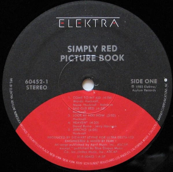 Simply Red Picture Book Lp