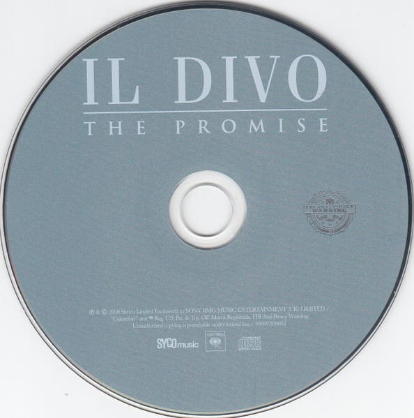 il divo the promise cd IL Divo The Promise Cd